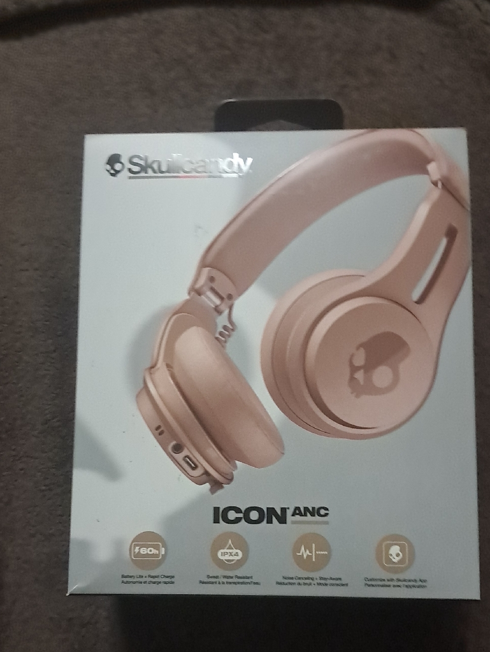 Skullcandy ICON ANC Over-Ear Headphones - Rose